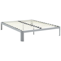 Corinne Full Bed Frame in Gray