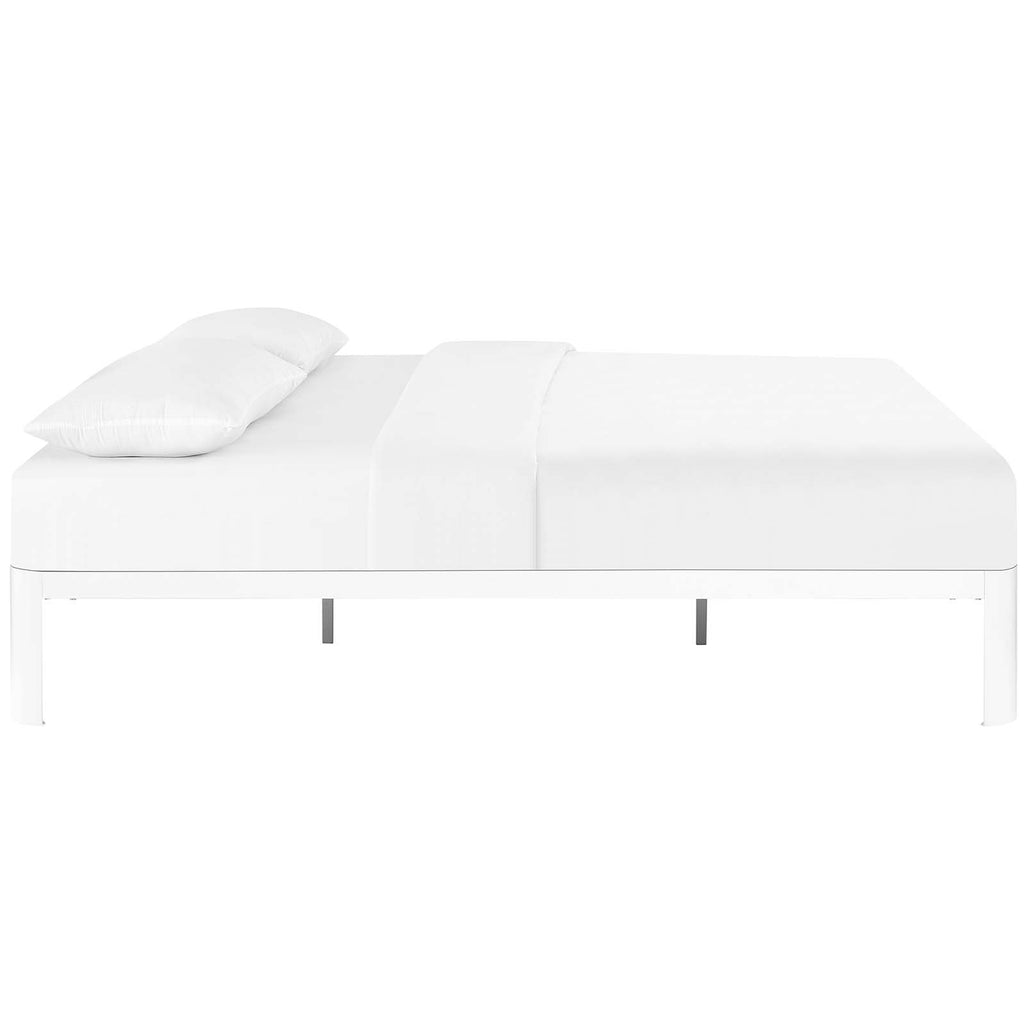 Corinne Full Bed Frame in White