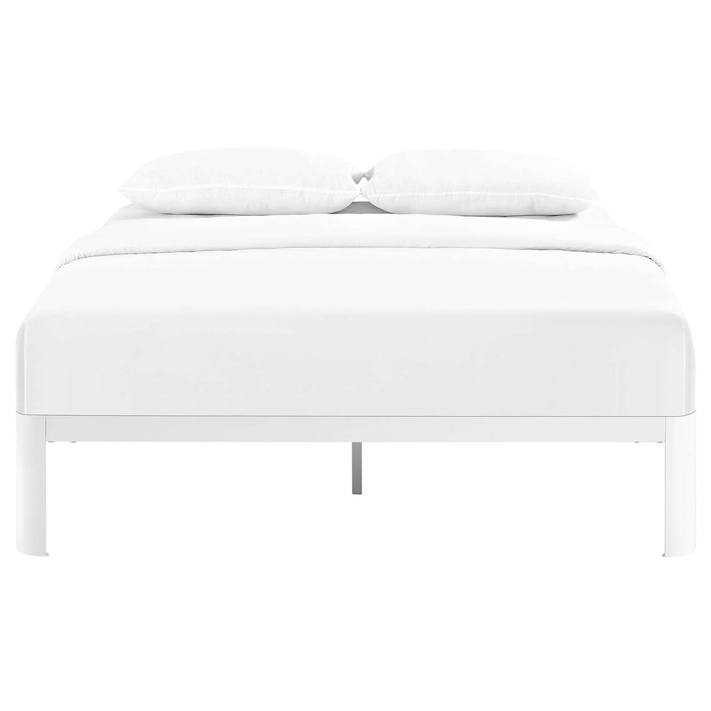 Corinne Full Bed Frame in White