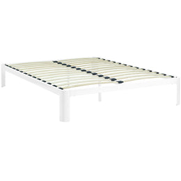 Corinne Queen Bed Frame in White