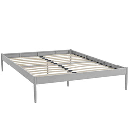 Elsie Queen Bed Frame in Gray