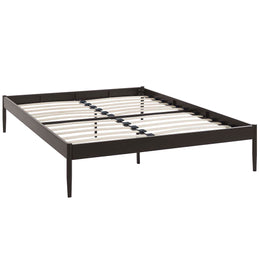 Elsie King Bed Frame in Brown