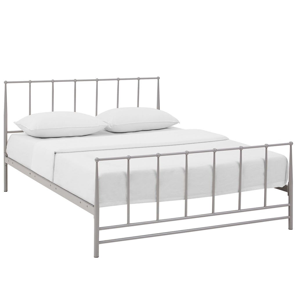 Estate King Bed in Gray