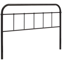 Serena Full Steel Headboard in Brown