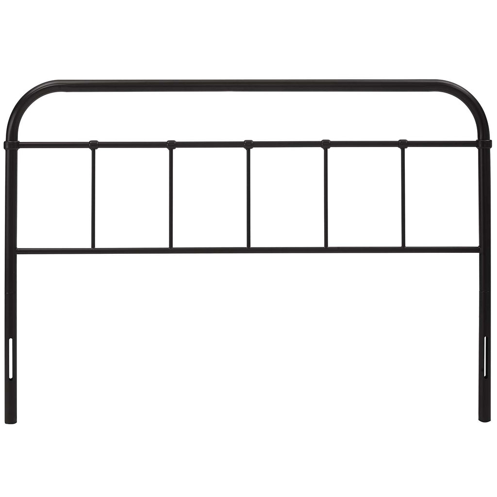 Serena Full Steel Headboard in Brown