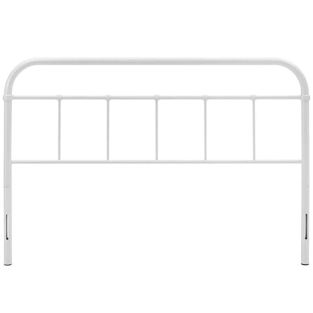 Serena Full Steel Headboard in White