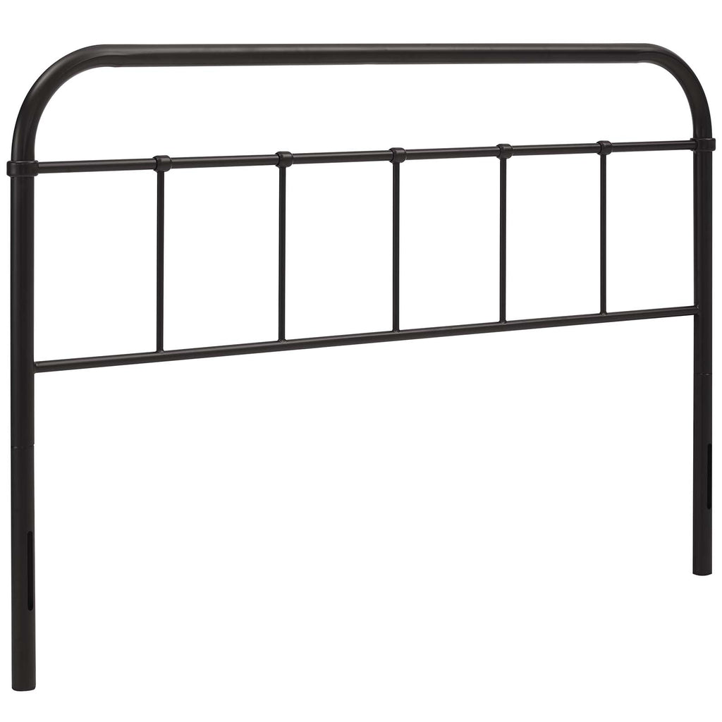 Serena King Steel Headboard in Brown