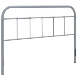 Serena King Steel Headboard in Gray