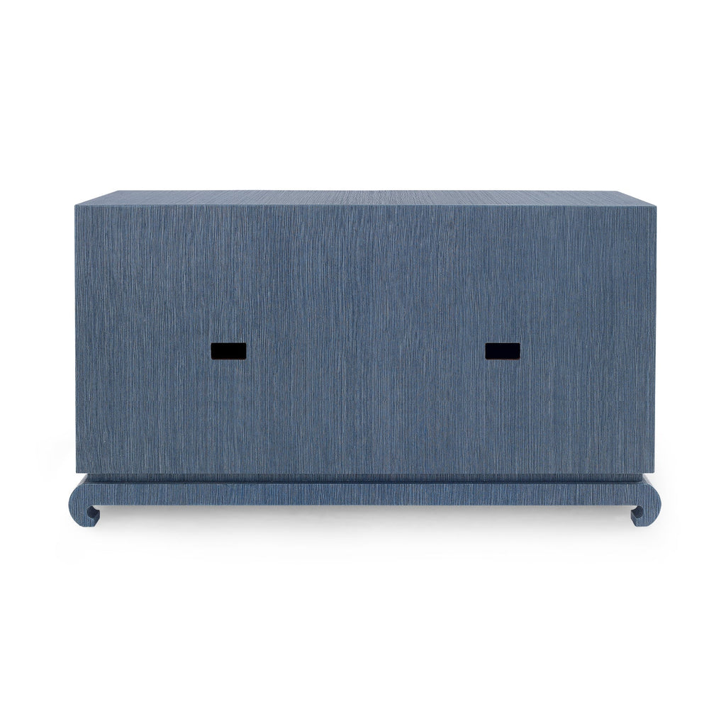 Meredith 4-Door Cabinet - Navy Blue