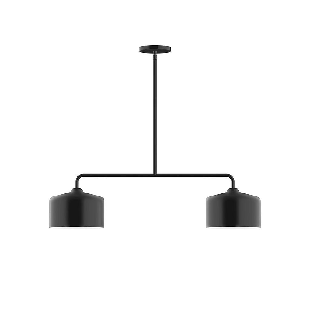 2-Light Axis Linear Pendant, Black - MSG419-41