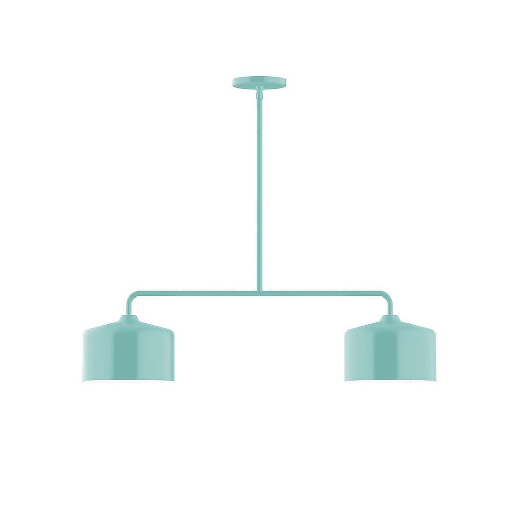 2-Light Axis Linear Pendant, Sea Green - MSG419-48