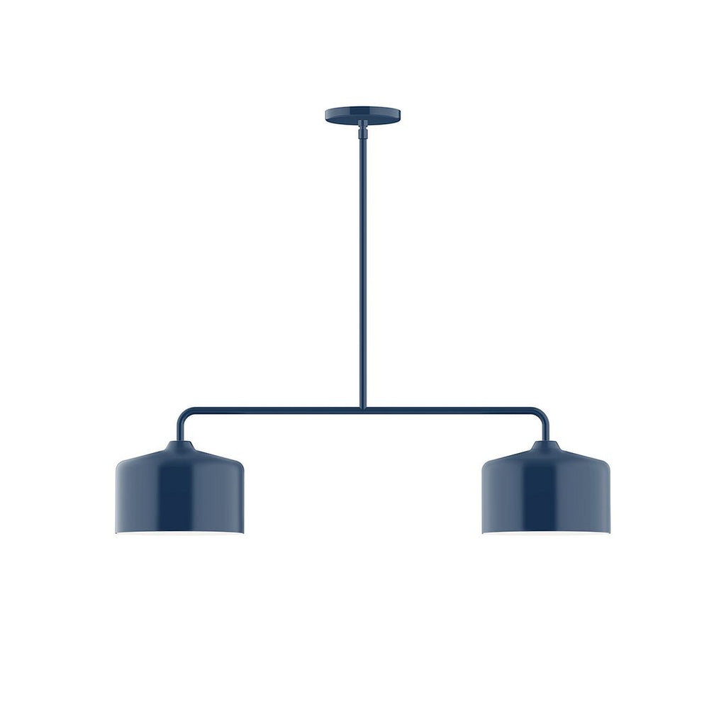 2-Light Axis Linear Pendant, Navy - MSG419-50