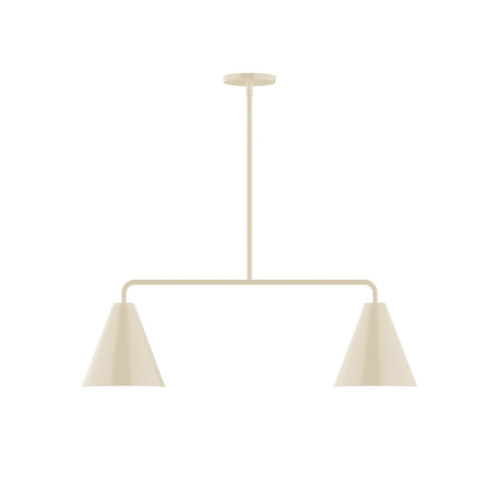 2-Light Axis Linear Pendant, Cream - MSG420-16