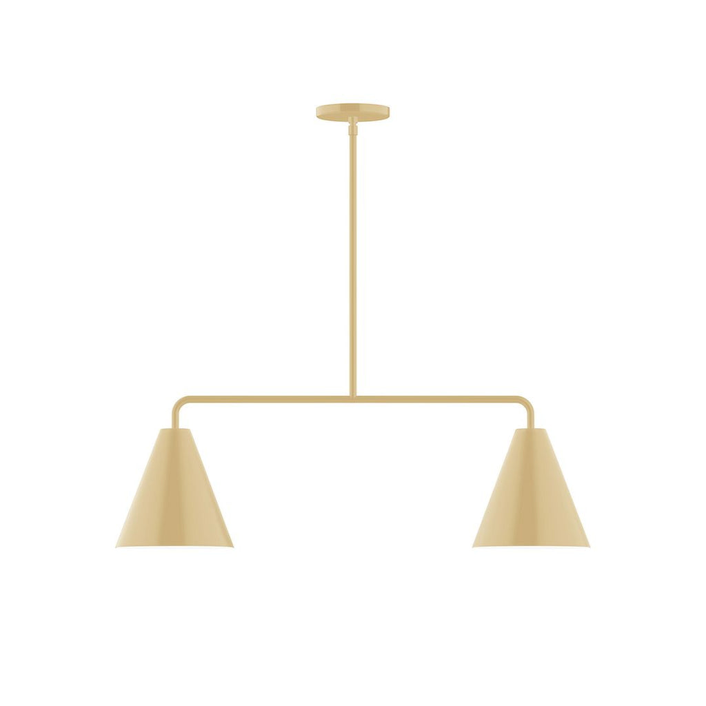 2-Light Axis Linear Pendant, Ivory - MSG420-17