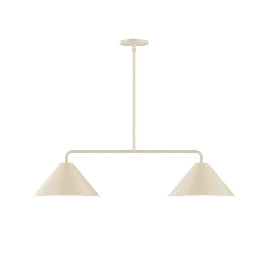 2-Light Axis Linear Pendant, Cream - MSG422-16