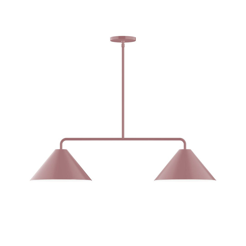 2-Light Axis Linear Pendant, Mauve - MSG422-20