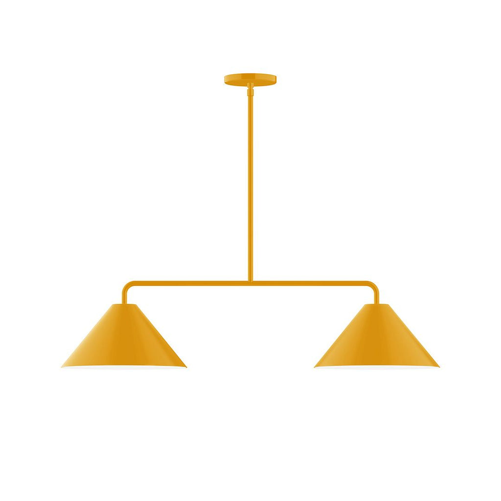 2-Light Axis Linear Pendant, Bright Yellow - MSG422-21