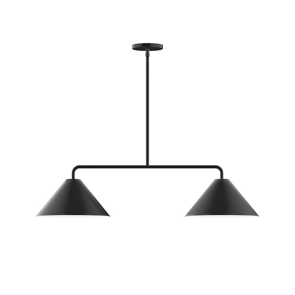 2-Light Axis Linear Pendant, Black - MSG422-41