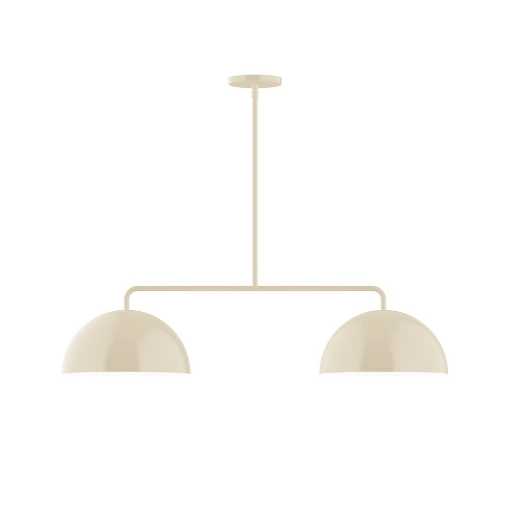 2-Light Axis Linear Pendant, Cream - MSG432-16