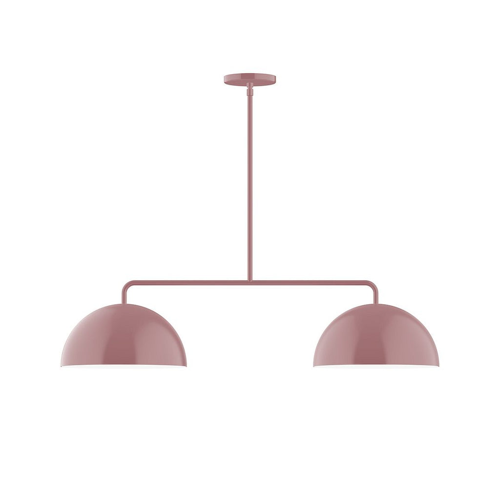 2-Light Axis Linear Pendant, Mauve - MSG432-20