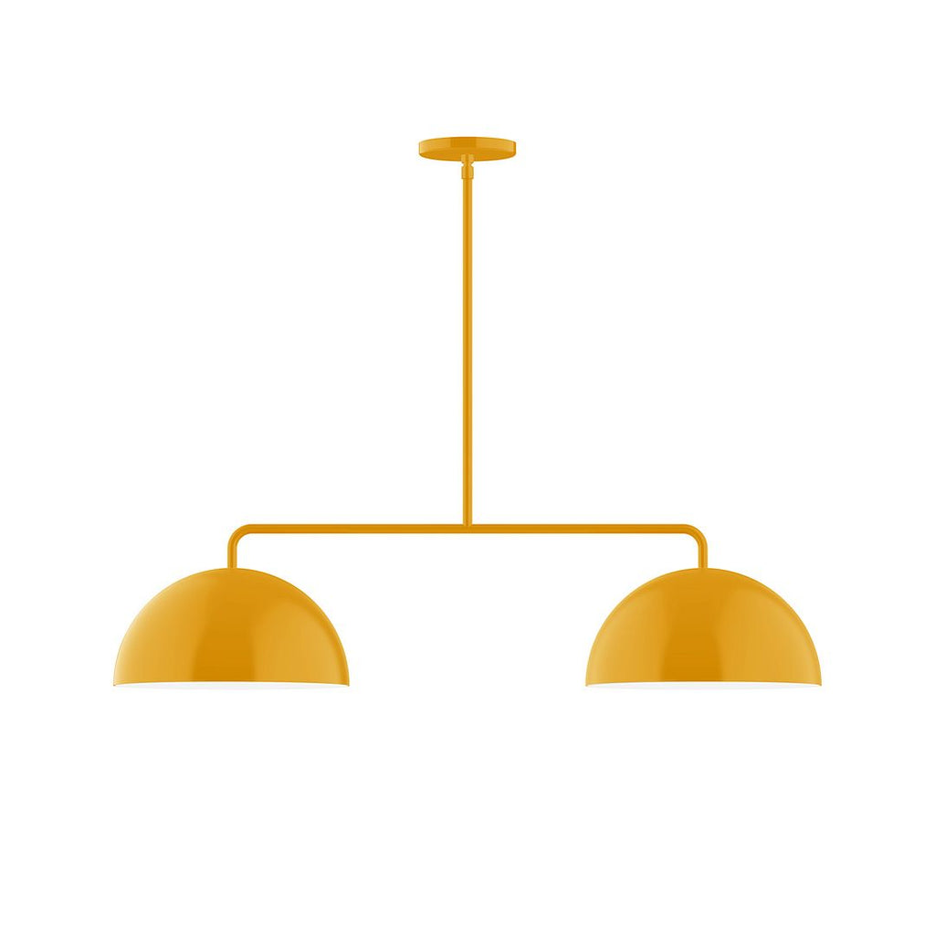 2-Light Axis Linear Pendant, Bright Yellow - MSG432-21