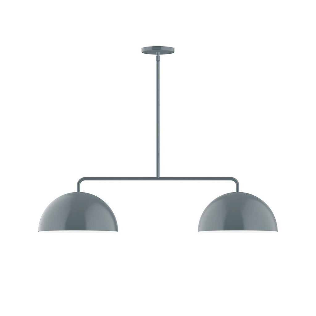 2-Light Axis Linear Pendant, Slate Gray - MSG432-40