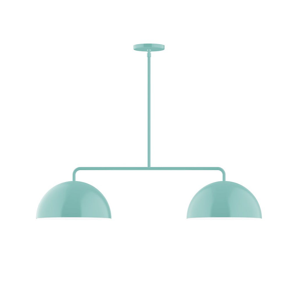 2-Light Axis Linear Pendant, Sea Green - MSG432-48