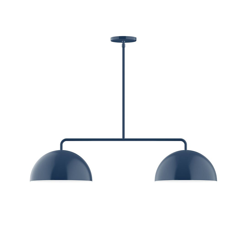 2-Light Axis Linear Pendant, Navy - MSG432-50