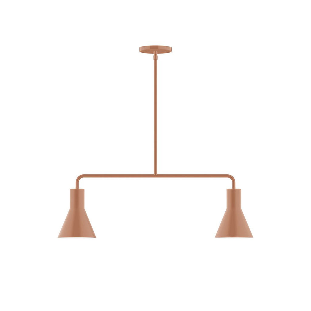 2-Light Axis Linear Pendant, Terracotta - MSG436-19