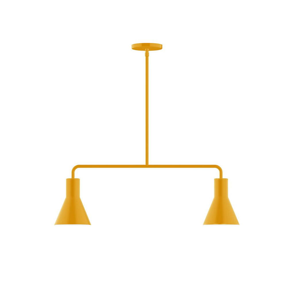 2-Light Axis Linear Pendant, Bright Yellow - MSG436-21