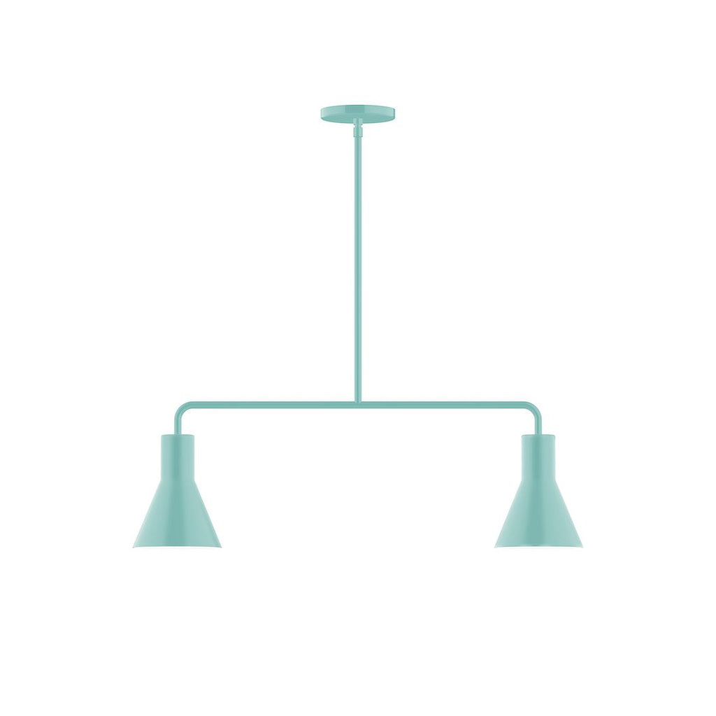 2-Light Axis Linear Pendant, Sea Green - MSG436-48