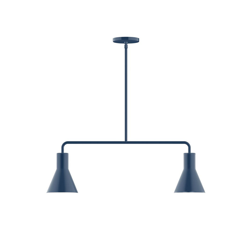 2-Light Axis Linear Pendant, Navy - MSG436-50