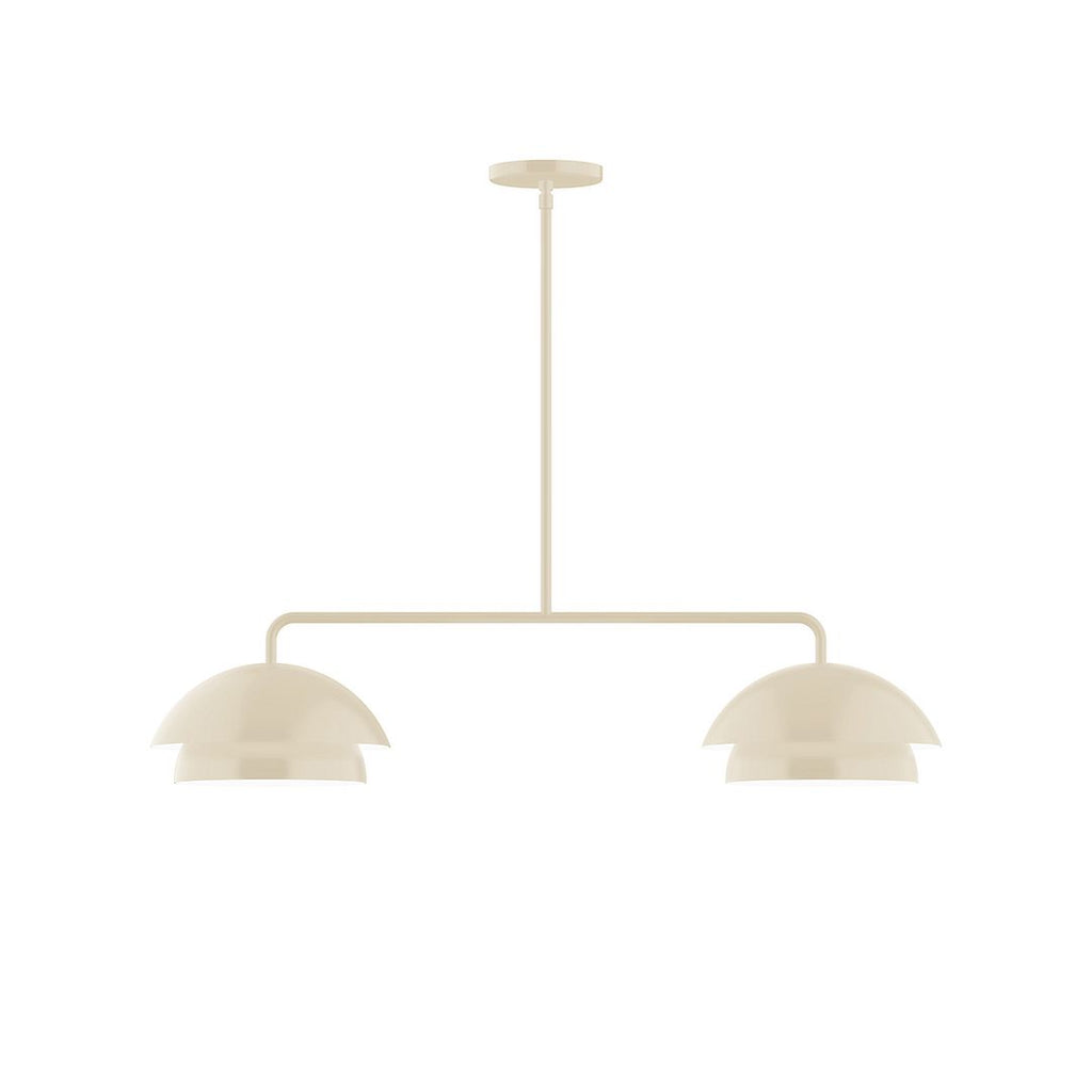 2-Light Axis Linear Pendant, Cream - MSGX445-16