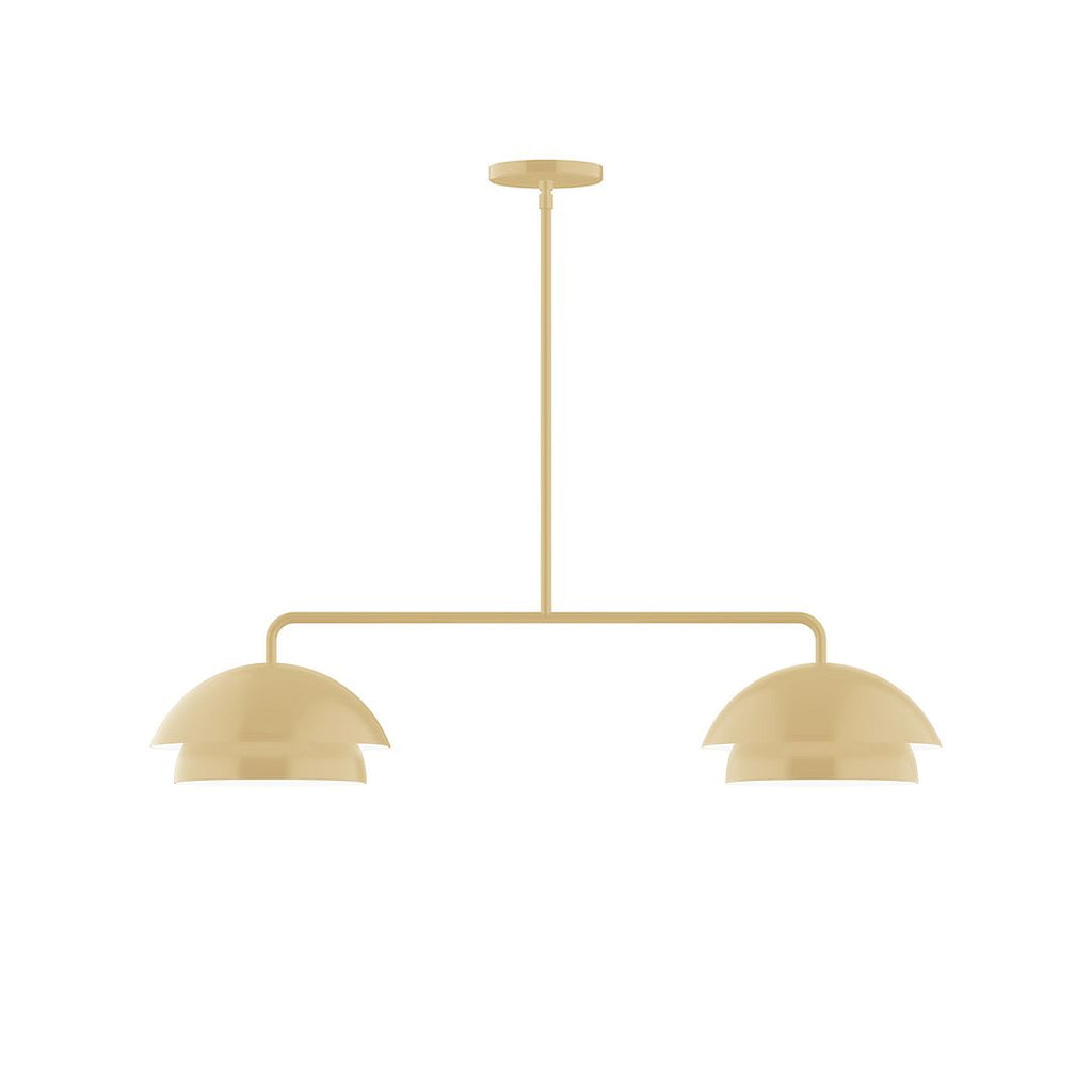 2-Light Axis Linear Pendant, Ivory - MSGX445-17