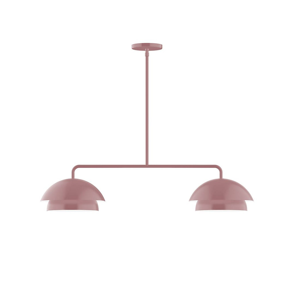 2-Light Axis Linear Pendant, Mauve - MSGX445-20