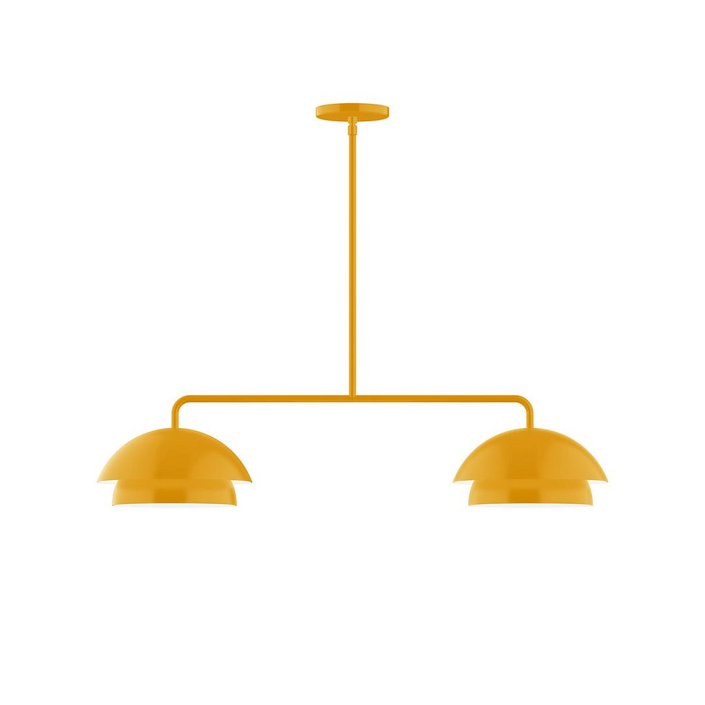 2-Light Axis Linear Pendant, Bright Yellow - MSGX445-21