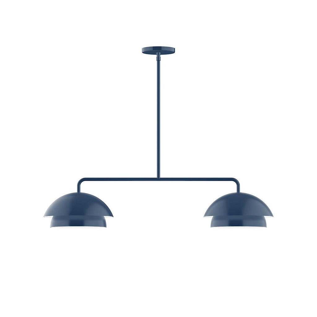 2-Light Axis Linear Pendant, Navy - MSGX445-50