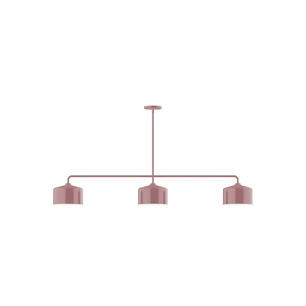 3-Light Axis Linear Pendant, Mauve - MSN419-20