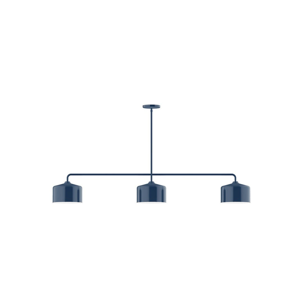 3-Light Axis Linear Pendant, Navy - MSN419-50