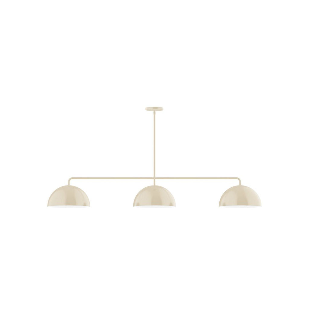 3-Light Axis Linear Pendant, Cream - MSN432-16