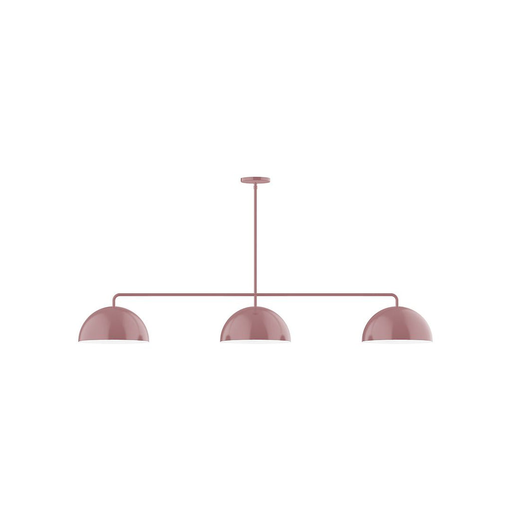 3-Light Axis Linear Pendant, Mauve - MSN432-20