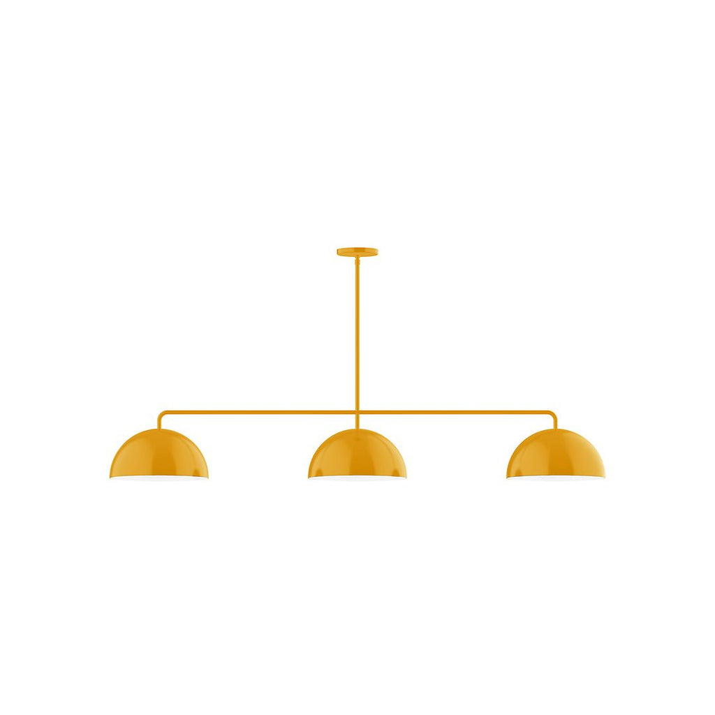 3-Light Axis Linear Pendant, Bright Yellow - MSN432-21