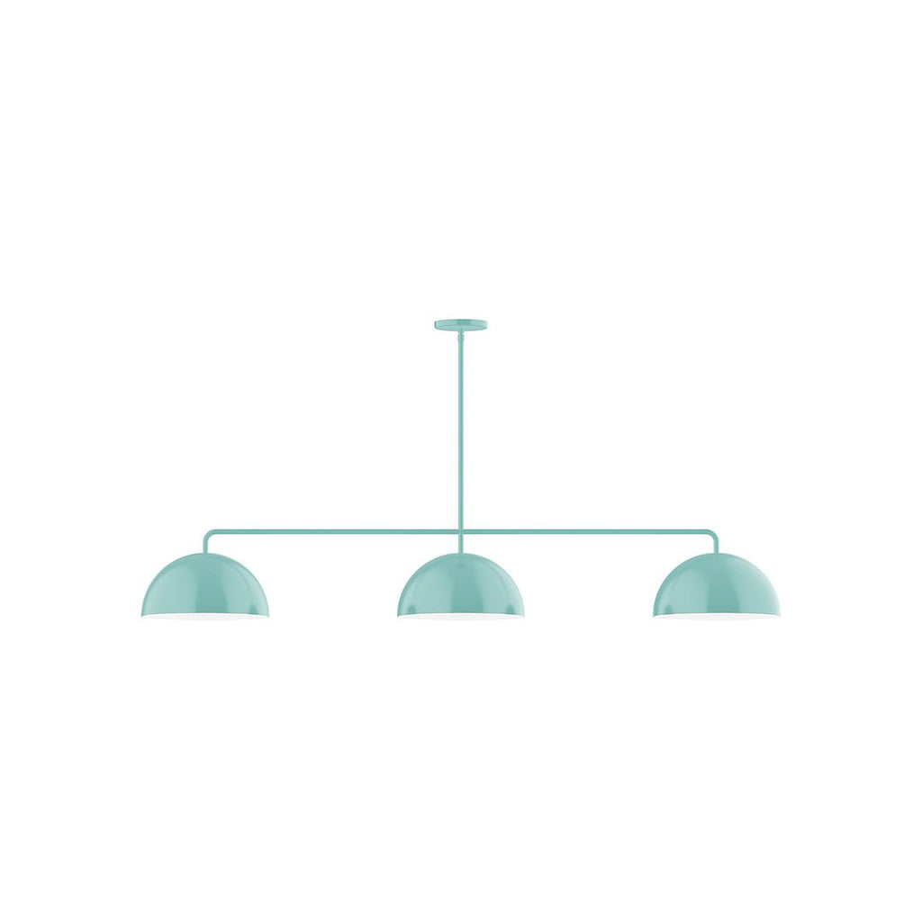 3-Light Axis Linear Pendant, Sea Green - MSN432-48