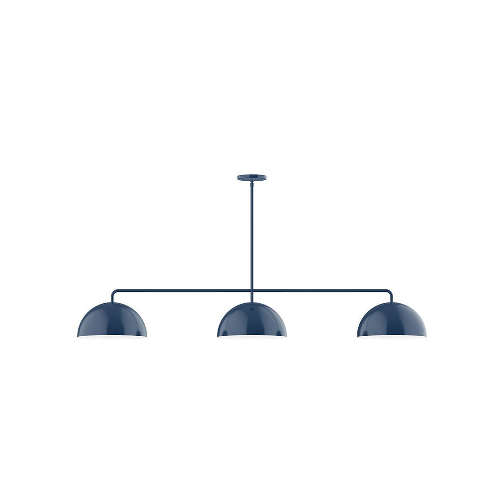 3-Light Axis Linear Pendant, Navy - MSN432-50