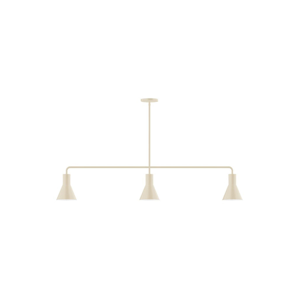 3-Light Axis Linear Pendant, Cream - MSN436-16