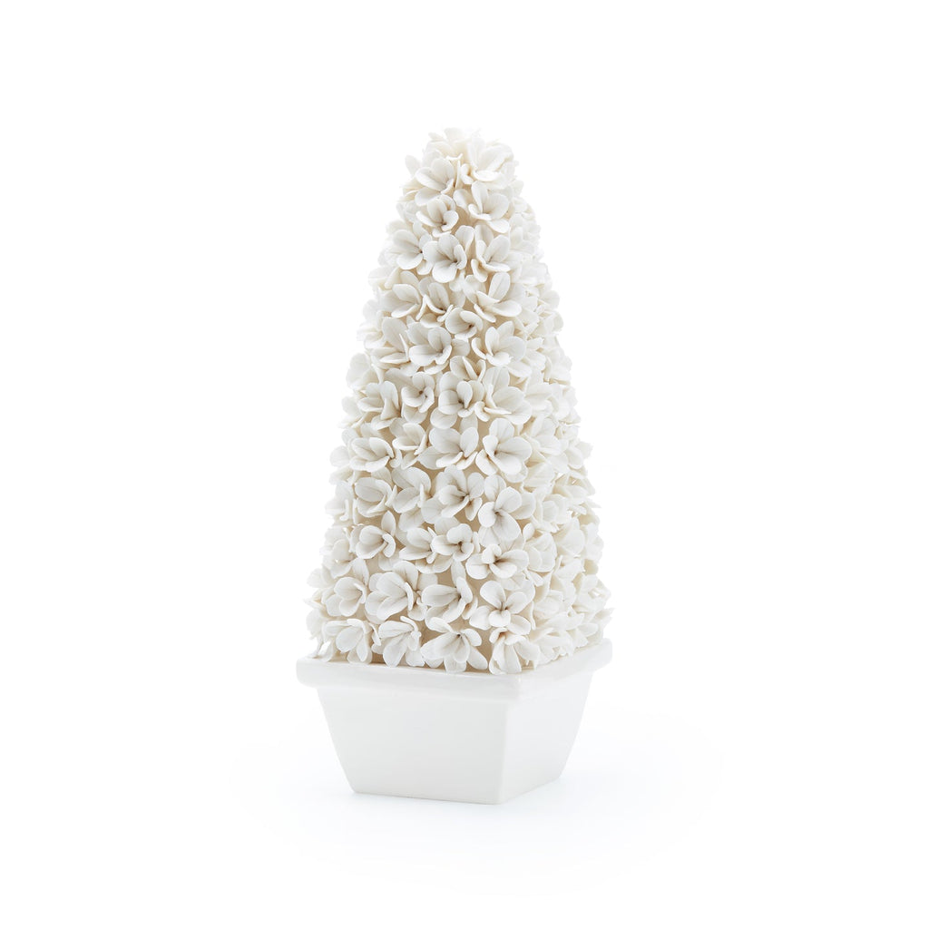 Mayfair Tall Boxwood Topiary - Blanc de Chine