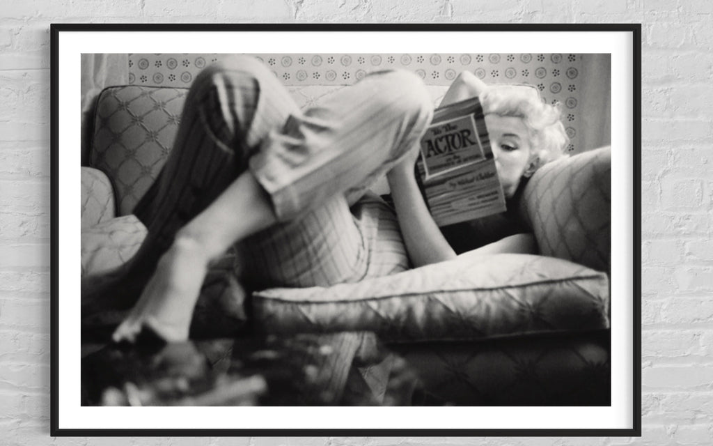 Marilyn Candid Moment By Feingersh Through Getty Images Print