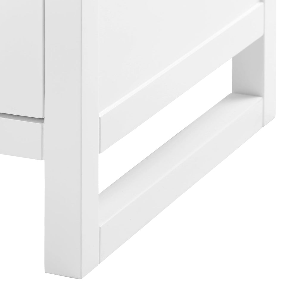 Newton Large 8-Drawer - White Pearl