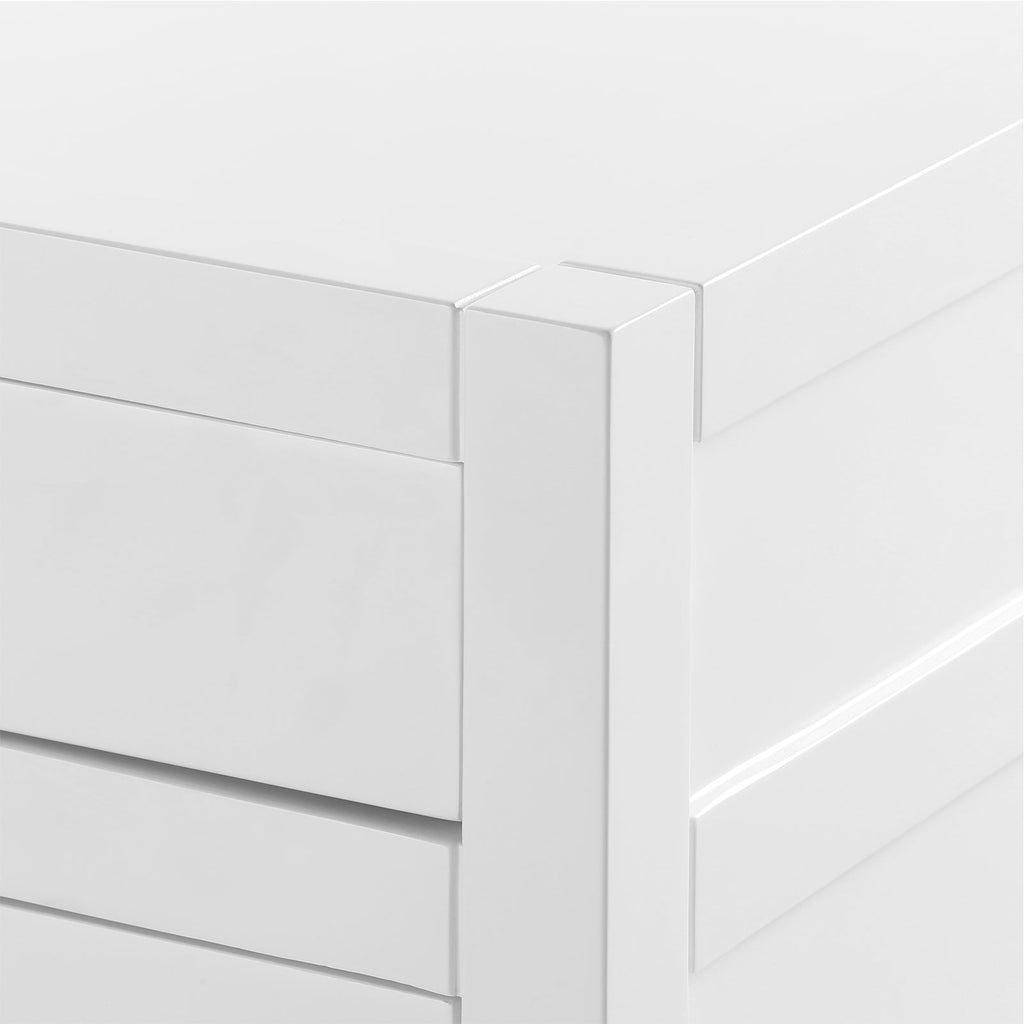 Newton Large 8-Drawer - White Pearl