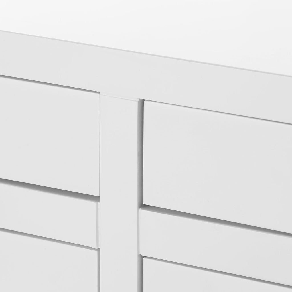 Newton Large 8-Drawer - White Pearl